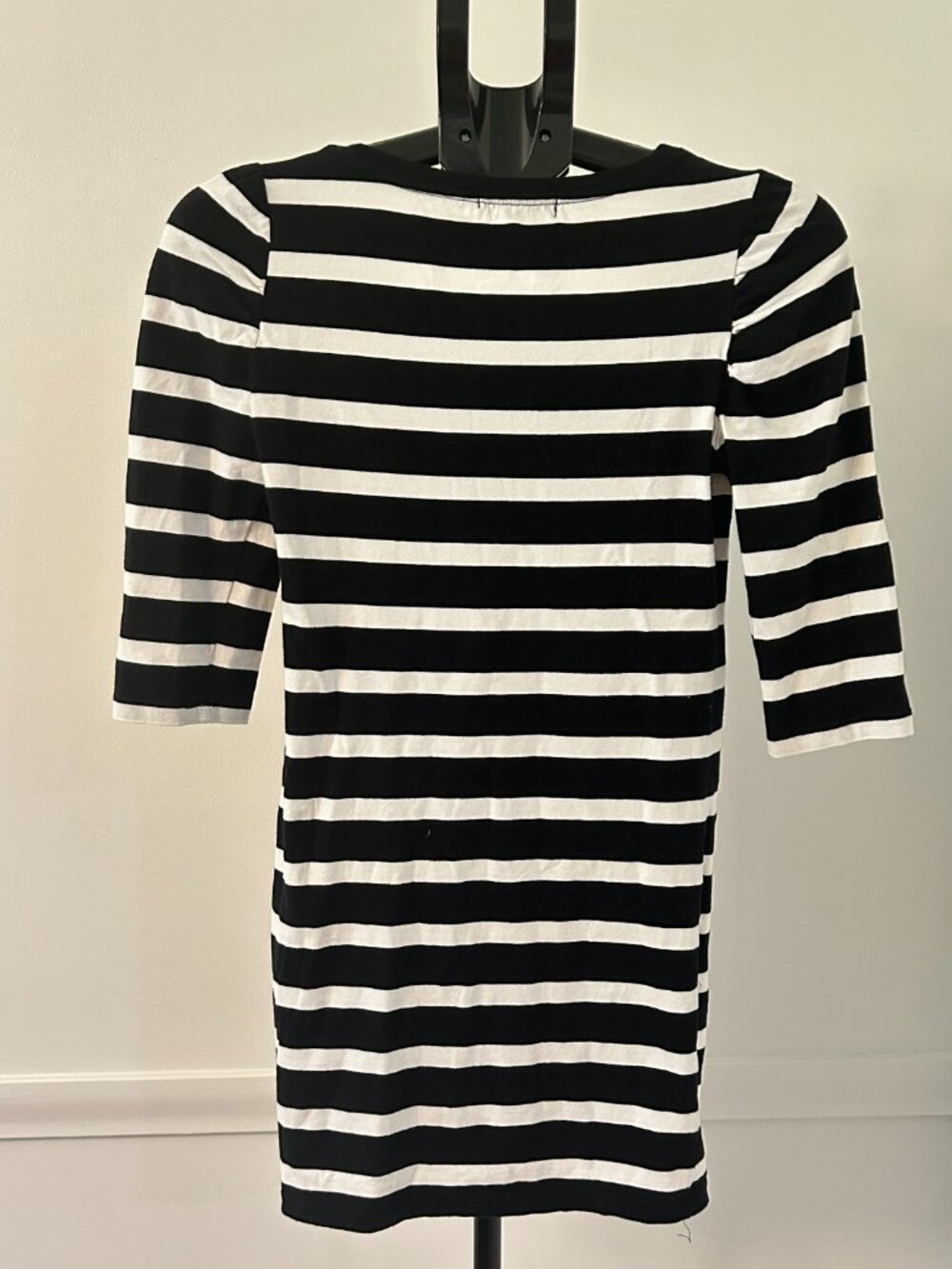 Forever 21 Black and White Striped Mini Dress Size M - Picture 2 of 4